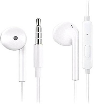 snowbudy X70 Pro + Earphones 3.5Mm Jack Wired with Mic white Good Work-6 Wired Headset(White, In the Ear)