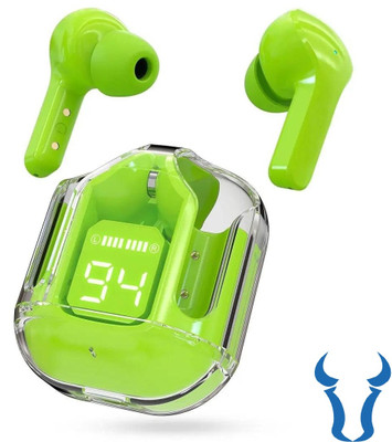 BULLSTORM Ultrapods Black Bluetooth Gaming(Green, True Wireless)