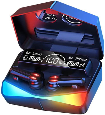 TecSox Max 28 On Ear TWS Black colorful led lights Bluetooth(Black, True Wireless)