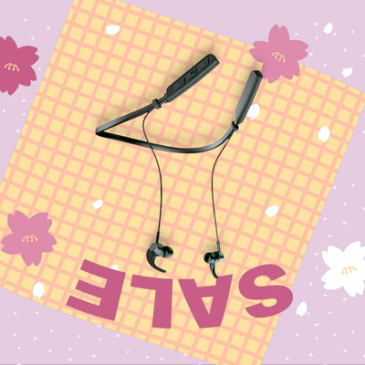 GPQ STORE Rokerz 235 Pro Wireless Bluetooth Neckband(0.3168 Bluetooth(Black, In the Ear)