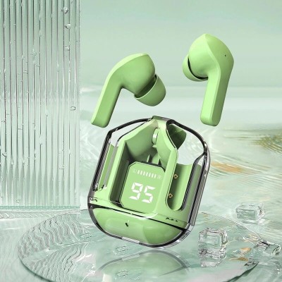 TECHMAZE NEW M10 Earbuds/TWS/BT Wireless/Buds 5.3 Earbuds Bluetooth(Green, In the Ear)