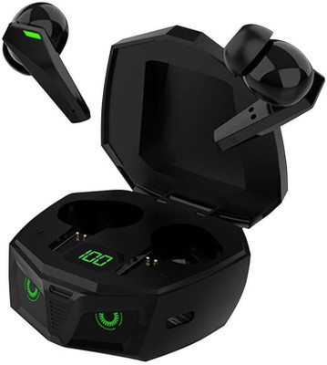 Life Like Owl Eye Breathing Light Gaming Wireless Earbuds Earphones With Mic Bluetooth(Black, True Wireless)