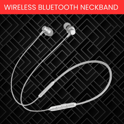 FRONY Bt Jazz (Neckband Bluetooth Headphone) With Vibration & HD Sound QualityL115 Bluetooth(Grey, True Wireless)