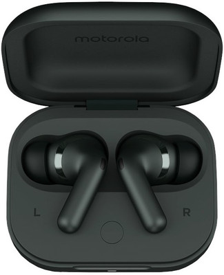 moto buds+|Sound by Bose, Dual Dynamic Drivers, 48dB ANC, Dolby Head Tracking Bluetooth(Forest Gray, True Wireless)