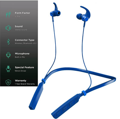 XEWISS Bt V5.3 Pro Game Mode (60Ms Low Latency),&Dual Device Pairing) Bluetooth Gaming((Blue, HighBass, Immersive LED Lights, In the Ear), In the Ear)