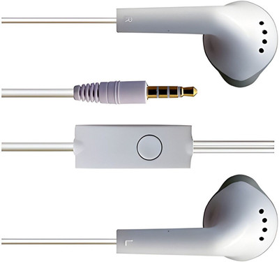 RSTEQ 3.5mm Jack Stereo sweet sound Earphone , S-a-m-s-u-n-g EHS61 Wired Gaming(White, In the Ear)