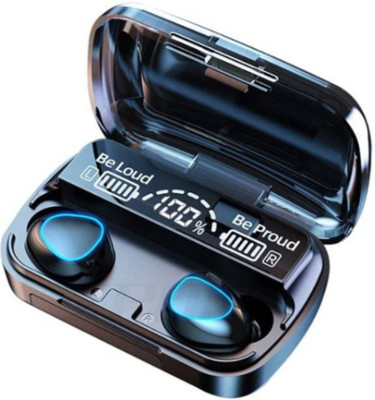 YAROH M10-CM-M10 EarBuds Wireless Bluetooth Portable Powerbank Charging LED Display Bluetooth(Multicolor, True Wireless)