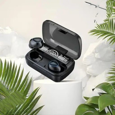 SKYPHR S10 Wireless Earbuds TWS 5.1 Dual LED Digital Display Ear Earphones M10-43 Bluetooth(Black, In the Ear)