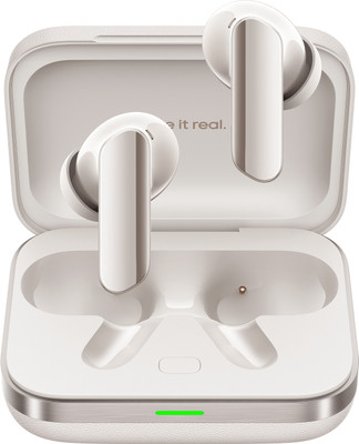 realme Buds Air 7 Pro with 53dB ANC,360 Spatial Audio, 48hrs Playback, IP55 ,6 Mic Bluetooth(Glory Beige, True Wireless)