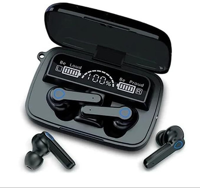 GWALBROS New Edition TWS M19 Gaming Earbuds Bluetooth 5.0 Wireless LED Digital Display Bluetooth(Black, In the Ear)