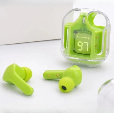 Pb Enterprises Airdrops Pro Black bluetooth headset earbuds (Truely wireless) Bluetooth(Green, True Wireless)