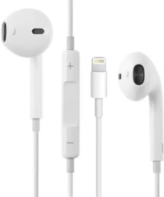 wazny 2023-blast-bass-headphone-for-iphone-11-12-13-pro-max-mini-clear Wired Headset(White, In the Ear)