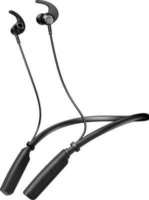 boAt Rockerz 203 w/ 20H Battery, ENx Tech, BEAST Mode, ASAP Charge, Dual Pairing,IPX5 Bluetooth(Active Black, In the Ear)