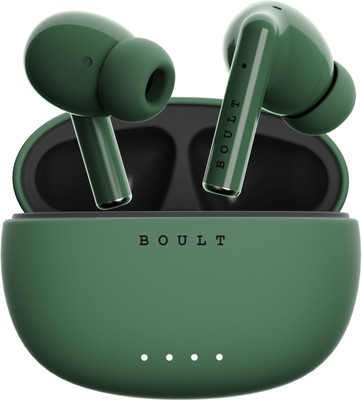 Boult W20 With Zen ENC Mic, 35H Battery Life, Low Latency Gaming, Made In India, 5.3v Bluetooth Headset (Pine Green, True Wireless) For Rs. 719 @ 71 %