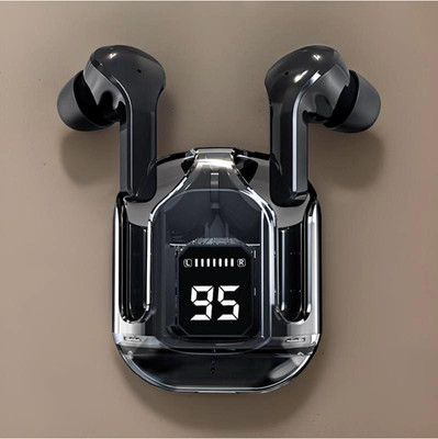 FRONY Ultrapods Bluetooth Earbuds with 5.3LED Display Transparent Headphone StandOD-69 Bluetooth(Multicolor, In the Ear)