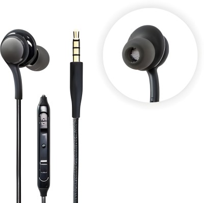 wipix Type-C Earphone ND555501 Earphones For All Smartphones Wired Gaming Headset Wired Headset(Black, In the Ear)