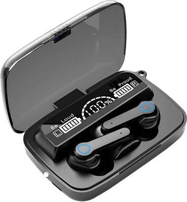 Kopila M19 Wireless Earphone Touch Headset Digital LED Display Microphone & Flashlight Bluetooth Gaming Headset(Black, In the Ear)