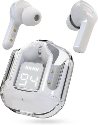 Techfly Ultrapods Gaming V5.3 Sweatproof True Wireless ANC Earbuds u33 Bluetooth(White, True Wireless)