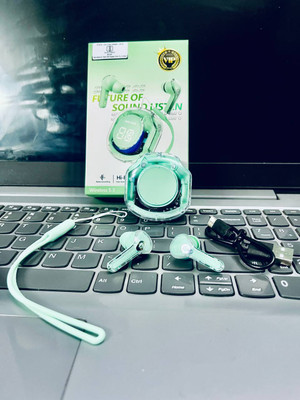 NKL Smart Design Led UltraPods 2 Buds With Charging Case 156 Bluetooth(Green, True Wireless)