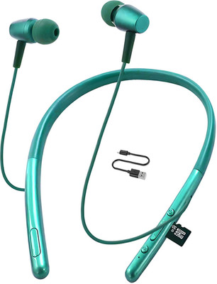 TOCSIN Cheapest Price Waterproof Sports In-ear Earphones Wireless Neckband Bluetooth(Lite Green, In the Ear)