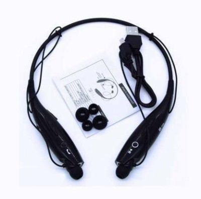 Gadget Master HBS-730 bluetooth headphone wireless with microphone Bluetooth Headset(Black, In the Ear)