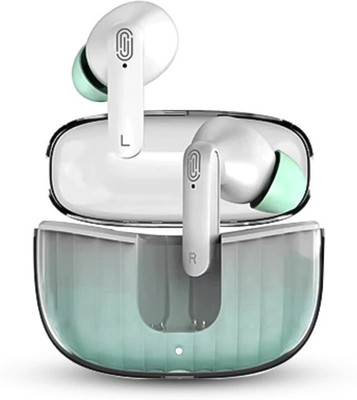 Unix True Wireless Pacific EarBuds 180 hours Battery life with See-Through Design Bluetooth(Blue, True Wireless)