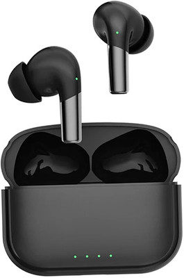 CIHROX Best Active Noise Cancelling Wireless Bluetooth Earbuds 50 Hours Battery Life Bluetooth Gaming(Black, In the Ear)
