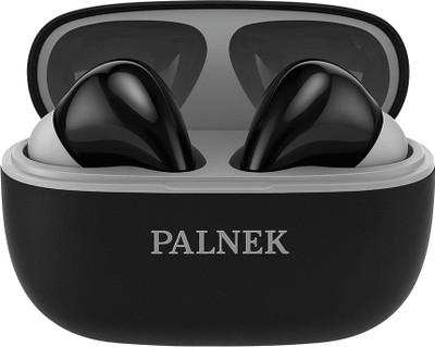 Palnek AirDumes Pro 3 Earbuds 40H Backup Low Latency ANC Bass Boost BT 5.3 Quad ENC Mic Bluetooth(Black, True Wireless)
