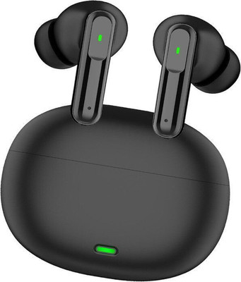 WEROX NB141 Superstar Upto 55 Hours* Playtime Deep Bass Fast Charging Earbuds Bluetooth Gaming(Black, True Wireless)