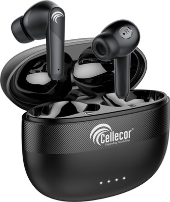 Cellecor BroPods CB03 Waterproof Earbuds With 30 Hours Playtime, Automatic Pairing, ENC Bluetooth Gaming(Black, True Wireless)