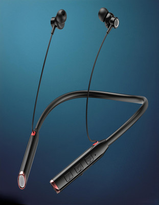 GREE MATT N80 Vibration Alert 48 Hours Playtime Cancellation Waterproof Neckband K24 Bluetooth(Black, In the Ear)