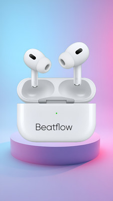 BeatFlow AirpoX Pro 2 Best premium quality -(USB-C) 61 Bluetooth(White, True Wireless)