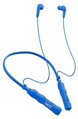 IZWI Go Neck Pro Neckband Wireless With Mic Headphones/Earphones Bluetooth Headset(Blue, In the Ear)
