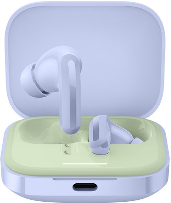 Mi Buds 5 with 46dB Hybrid ANC earbuds, Quad-Mic AI ENC , Dual Device Connection Bluetooth(Fusion Purple, True Wireless)