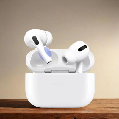 BuzzBeast Earbuds Max ANC Enabled Touch Mic Deep Bass Earbuds Bluetooth(White, True Wireless)