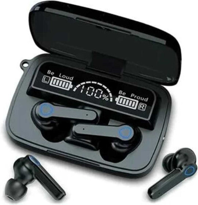 Ultra Pro M_19_true wireless bluetooth 5.1 earbuds digital display charging case Bluetooth(Black, In the Ear)