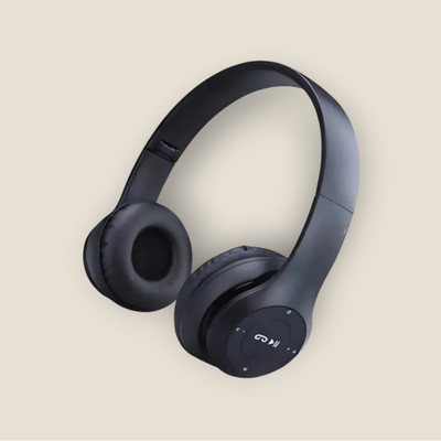 TWS Over-Ear Bluetooth Headset for Gamers with Resonant Strong Bass_C5 Bluetooth & Wired(Black, On the Ear)