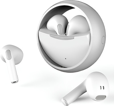 COREGENIX DM08 Ring Earbud TWS|ENC & HighBass |Upto 40Hrs Playtime |Bluetooth V5.4|QuadMic Bluetooth(White, True Wireless)