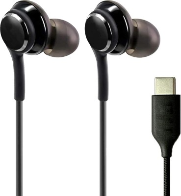 snowbudy 2024 NewYear Special AKG Type C Wired Earphone Wired Headset (Black,In the Ear) Wired Headset(Black, In the Ear)