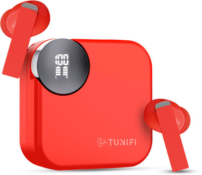 Qnutr Buds 42 dB Active ise Cancllation, Ultra Bass Technology, 30 Hrs playtime Bluetooth(Orange, True Wireless)
