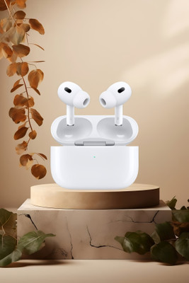 BeatFlow AirRode Pro 2 (2nd Gen) Super Sound� Bluetooth Headset USB-C Bluetooth(White, In the Ear)