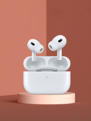 BeatFlow AirRode Pro 2 10 Earbuds w/ 70H Battery, 24-Bit , Dual Pairing, 13mm Drivers Bluetooth(White, In the Ear)