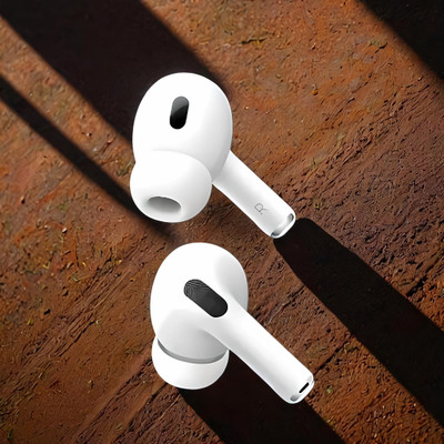 JQVA Earbuds Smart Noise Cancel & Deep Bass Bluetooth(White, True Wireless)