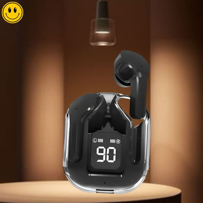 level Max UltraPods Wireless Earbuds, Transparent Charging Case & Seep Bass SoundM445 Bluetooth(Multicolor, True Wireless)