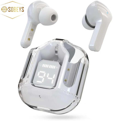 SOBEYS Ultrapods tws earbuds Bluetooth(Moon White, True Wireless)