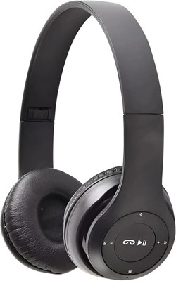 F FERONS Wireless Running Premium Deep Bass Noise Cancelling Stereo Headphone Bluetooth(Carbon Black, On the Ear)