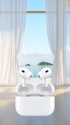 SAIBABA Gaming Wireless Earbuds with RGB LED Lights Bluetooth(White, True Wireless)