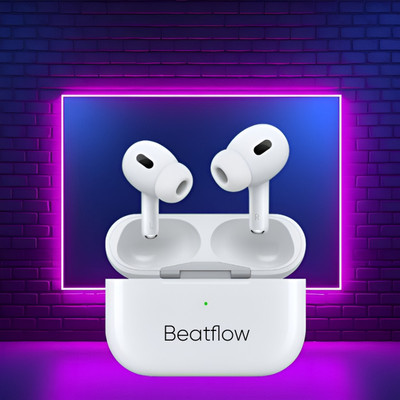 BeatFlow AirpoX Pro 2 Best premium quality -(USB-C) 64 Bluetooth(White, True Wireless)