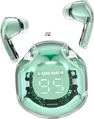 Brolan NB11 Ultra Greem Pods| Noise Cancellation with Bluetooth 5.3 |Gaming Headset Bluetooth(Green, True Wireless)