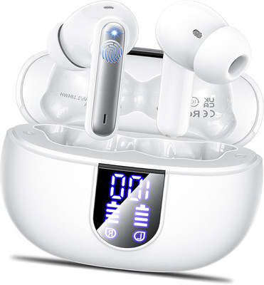 wazny New True Bluetooth Gaming(White, True Wireless)